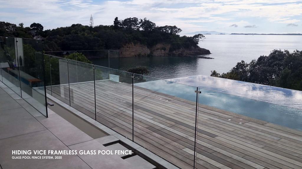 HIDING VICE FRAMELESS GLASS POOL FENCING GLASS POOL FENCING SYSTEM, 2020
